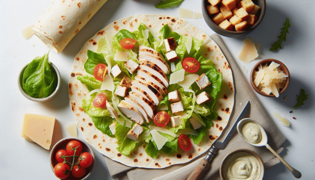 Chicken Caesar Wraps Recipe