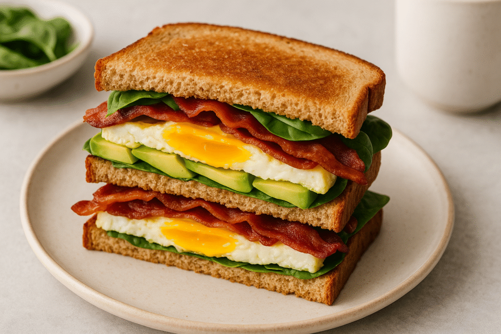 a sandwich on a plate