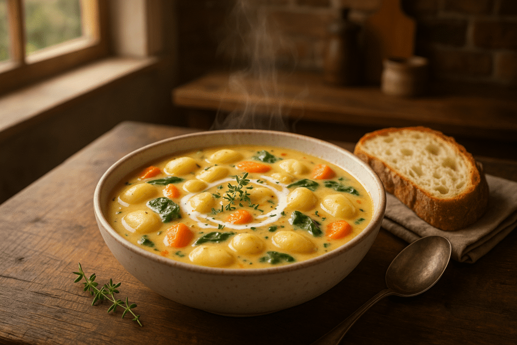 30-Minute Vegetarian Gnocchi Soup Recipe That Made My Italian Grandmother Cry