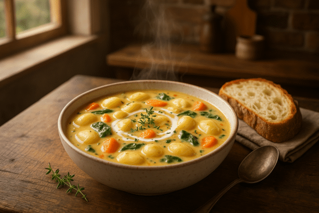 30-Minute Vegetarian Gnocchi Soup Recipe That Made My Italian Grandmother Cry