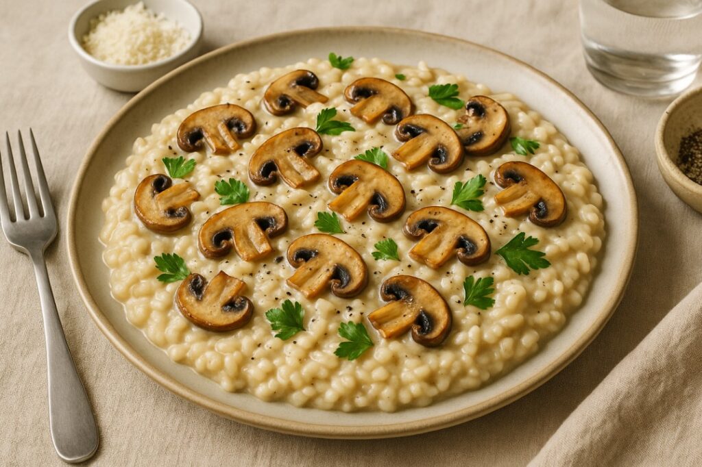 Creamy Mushroom Risotto