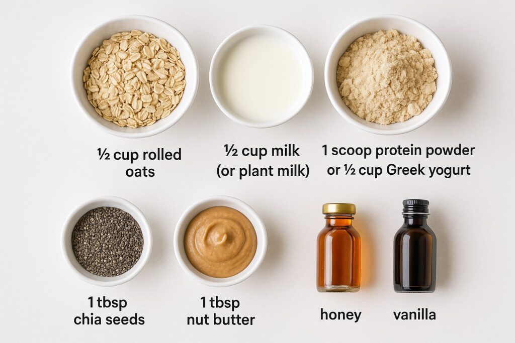 High Protein Overnight Oats Recipe