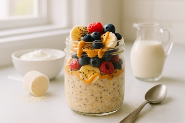 The Best High Protein Overnight Oats Recipe