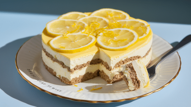 "Zesty Twist: The Lemon Tiramisu That's Breaking the Internet"